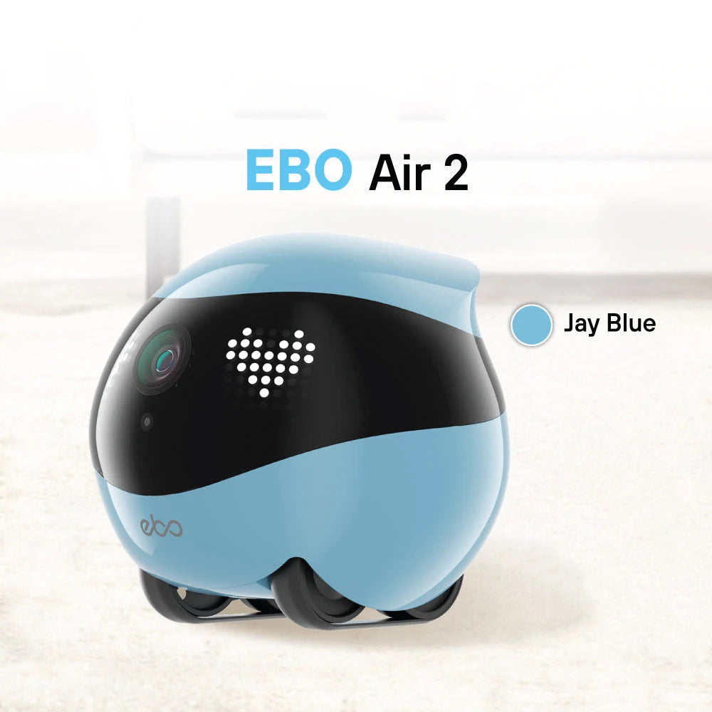 Enabot EBO AIR2 Intelligent Robot Wireless Camera Robot Remote Monitoring Pet Companion Robot Realtime Control Custom Gift