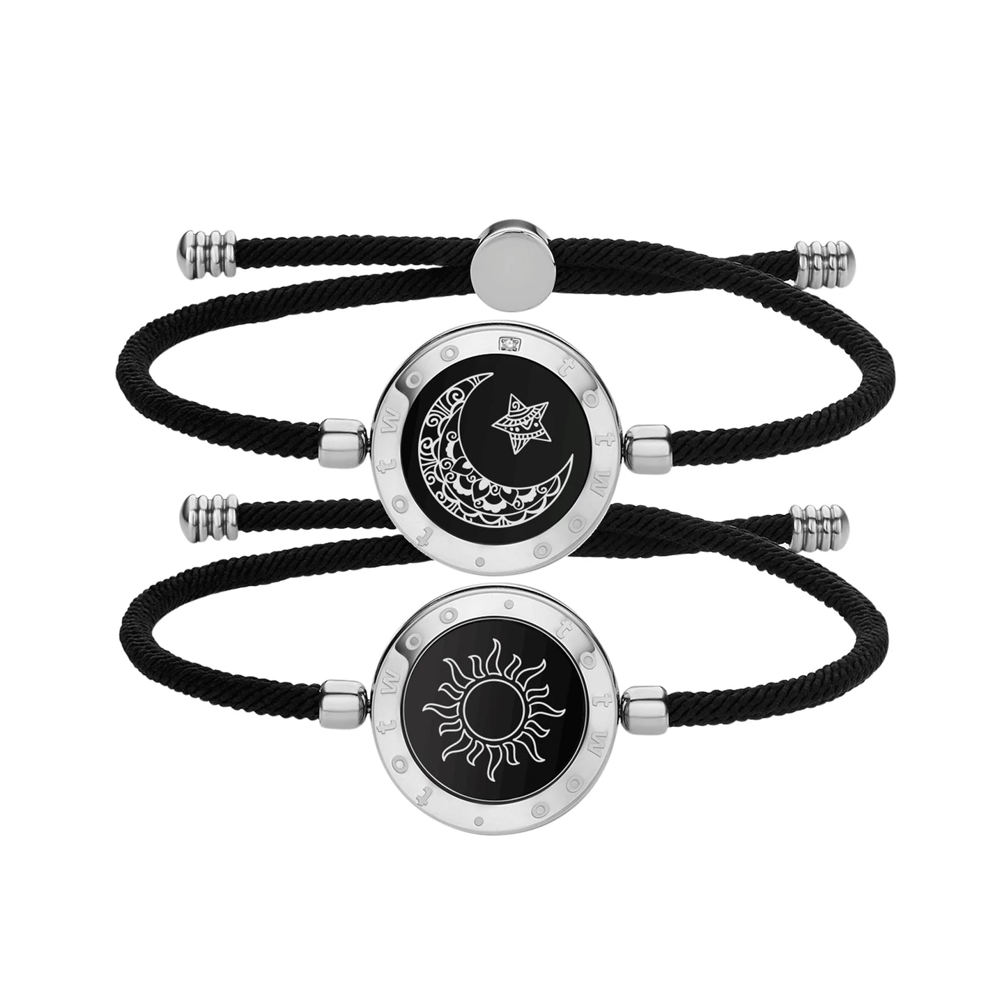 Romantic Couple Gift Smart Bluetooth Bracelets with Vibration Reminder for Ios Android Long Distance