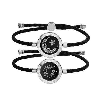 Romantic Couple Gift Smart Bluetooth Bracelets with Vibration Reminder for Ios Android Long Distance